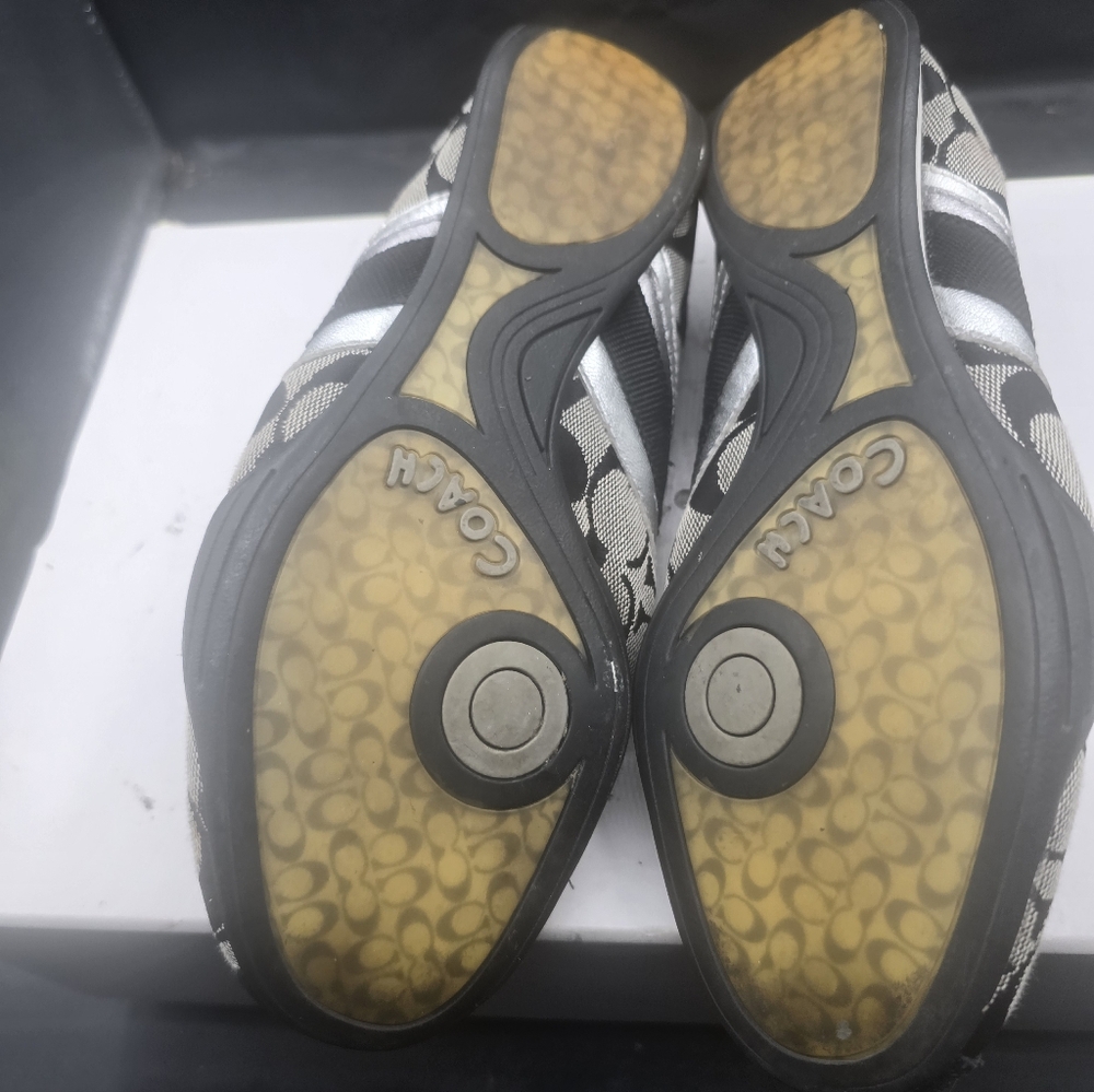 Coach Black and Silver Patterned‎ Sneakers - Picture 7 of 7